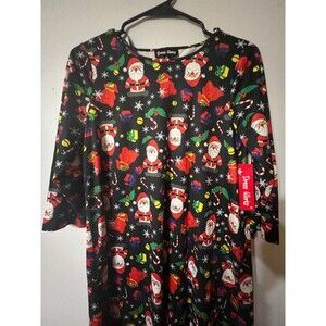 NEW Santa Claus Women's Dress Christmas Ugly Sweater Holiday Party Size Small
